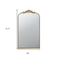 42" Gold Arch Iron Framed Accent Mirror