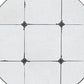 36" Black Round Iron Framed Antiqued Glass Accent Mirror