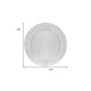 24" Clear Round Beveled Glass Framed Accent Mirror