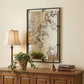 32" Black Iron Framed Antiqued Glass Accent Mirror