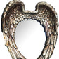 22" Antiqued Gold Heart Resin Framed Accent Mirror