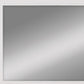 28" White Solid Wood Framed Full Length Hanging Mirror