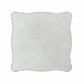 26" Antiqued White Manufactured Wood Square Scroll End Table With Shelf