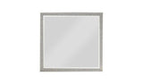 36" Square Wood Framed Mounted Dresser Mirror
