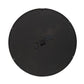 28" Circle Black and Gray Wood and Glass Analog Exposed Gear Wall Clock