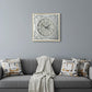 24" Square Gold and Silver Wood and Mirror Exposed Gear Wall Clock
