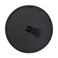 20" Circle Black and Gold Metal and Glass Analog Wall Clock