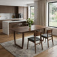 63" Walnut Rectangular Dining Table