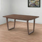 63" Walnut Rectangular Dining Table