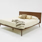 Brown Wood King Bed Frame