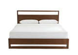 Brown Wood And California King Bed Frame