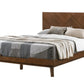 Brown Wood Queen Bed Frame