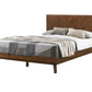 Brown Wood California King Bed Frame