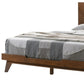 Brown Wood California King Bed Frame