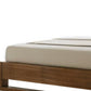 Brown Wood King Bed Frame