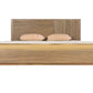 Natural Wood King Bed Frame