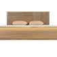 Natural Wood King Bed Frame