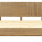 Natural Wood King Bed Frame