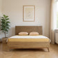 Natural Wood King Bed Frame