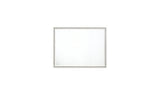 35" White Wood Framed Mounted Dresser Mirror