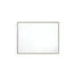 35" White Wood Framed Mounted Dresser Mirror