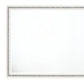 35" White Wood Framed Mounted Dresser Mirror