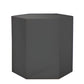 9" Gray Wood End Table