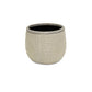 6" Beige Dot Ceramic Indoor Outdoor Round Pot Planter