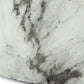 6" White and Gray Marbleized Ceramic Indoor Outdoor Round Pot Planter