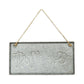 6" X 12" Gray and Brown Our Nest Galvanized Metal Wall Decor