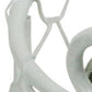 5" White Metal Tabletop Lantern Candle Holder
