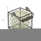 4" Clear and Brown Glass Tabletop Lantern Candle Holder