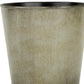 9" Gray Recycled Plastic Indoor Outdoor Round Pot Planter
