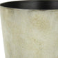 7" Gray Recycled Plastic Indoor Outdoor Round Pot Planter