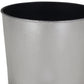 7" Silver Recycled Plastic Indoor Outdoor Round Pot Planter