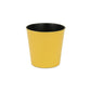 7" Yellow Recycled Plastic Indoor Outdoor Round Pot Planter