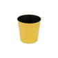 7" Yellow Recycled Plastic Indoor Outdoor Round Pot Planter