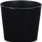 6" Black Recycled Plastic Indoor Outdoor Round Pot Planter