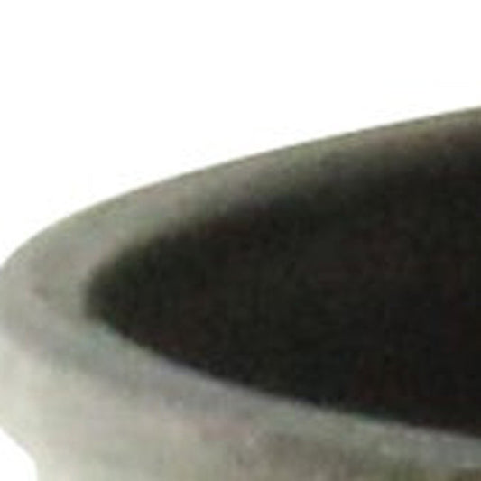 6" Gray Recycled Plastic Indoor Outdoor Round Pot Planter