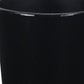 5" Black Recycled Plastic Indoor Outdoor Round Pot Planter