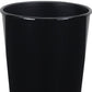 5" Black Recycled Plastic Indoor Outdoor Round Pot Planter