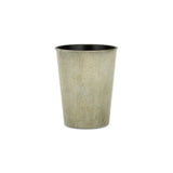 5" Gray Recycled Plastic Indoor Outdoor Round Pot Planter