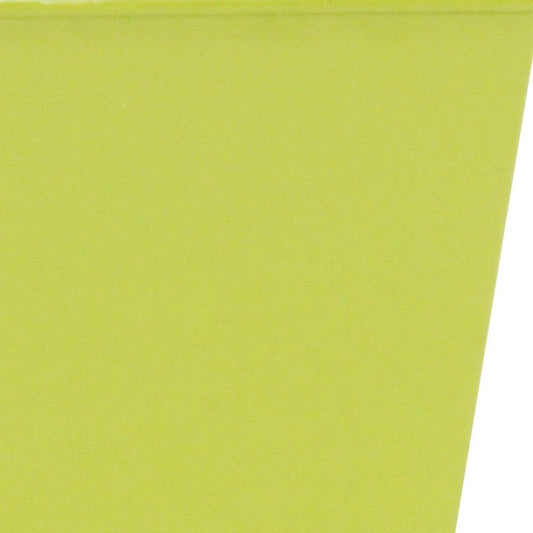 5" Lime Green Recycled Plastic Indoor Outdoor Square Pot Planter