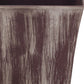 7" Brown and Ivory Textural Tone On Tone Recycled Plastic Indoor Outdoor Square Pot Planter