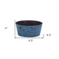 10" Blue Recycled Plastic Indoor Outdoor Round Pot Planter