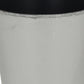5" Silver Recycled Plastic Indoor Outdoor Round Pot Planter