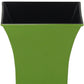 5" Lime Green Recycled Plastic Indoor Outdoor Square Pot Planter