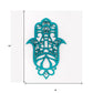 Turquoise Solid Wood Geometric Shapes Wall Decor