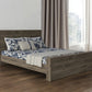 Dark Brown Wood Full Bed Frame