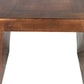 24" Copper Wood and Metal Square End Table